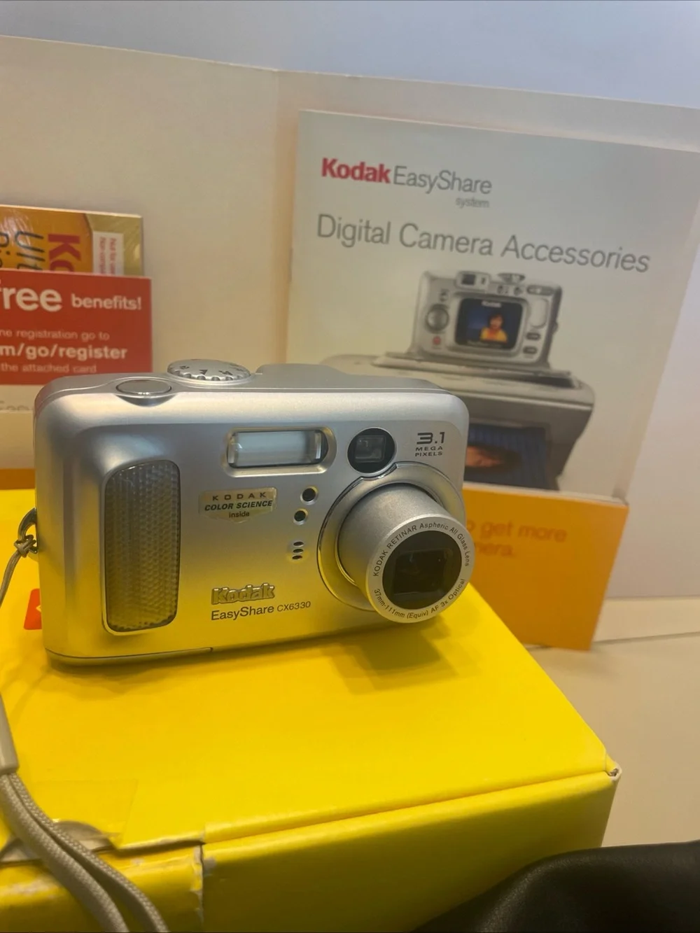 Kodak Easy Share CX6330 Camera. New Printer Doc 6000. Vintage. Photo Paper. Lot.